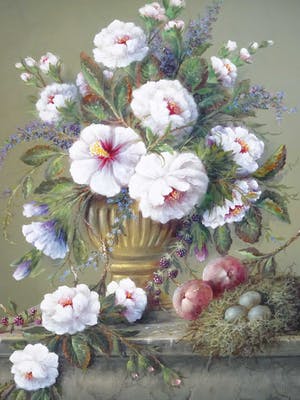 Thomas Heesakkers - Mooi schilderij pronkstilleven Thomas Heesakkers op paneel. kopen? Bied vanaf 625!