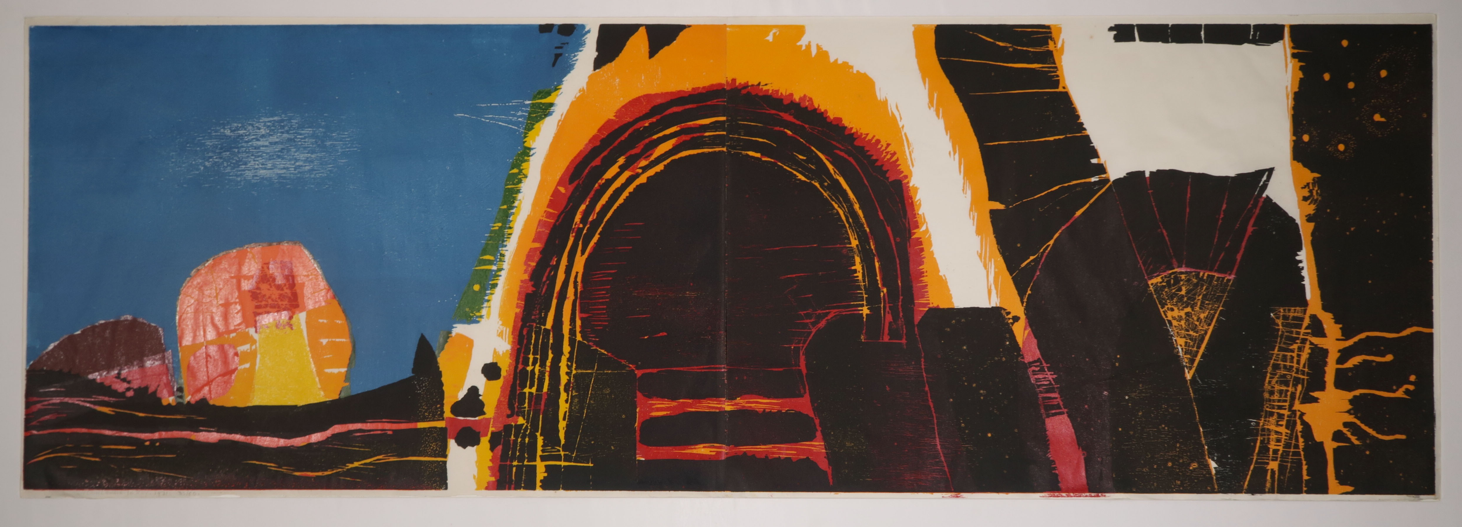 Guillaume Le Roy - Houtsnede, Zonder titel (Zeer groot) kopen? Bied vanaf 40!