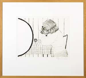 Roger Raveel - Ets, Het essentiële - Ingelijst verkocht voor € 500!