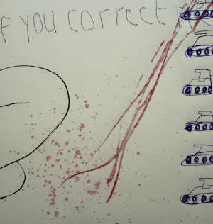 Geert Jan Jansen - gemengde techniek op papier | 'If you correct me kopen? Bied vanaf 100!