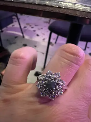 ALGT-gecertificeerde natuurlijke 0,60 ct Alexandriet & Diamant Witgouden Ring kopen? Bied vanaf 1200!