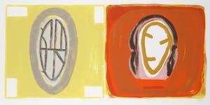 Piet Warffemius - Litho, Schuilen in m'n hooofd - Ingelijst kopen? Bied vanaf 70!