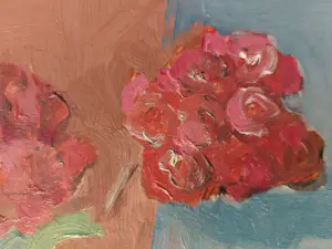 Wim Oepts - ''Stilleven met hortensia en blauwe spuitwater fles" kopen? Bied vanaf 2750!