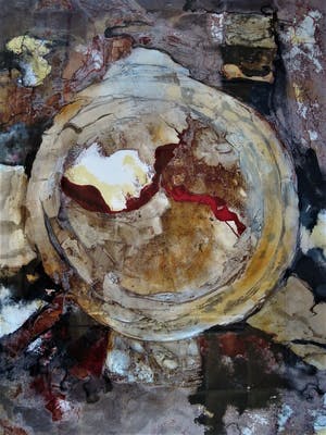 Hans Vanhorck - Groot Olieverf op doek "Eye of the Storm" BIEDEN VANAF 20€!! kopen? Bied vanaf 20!