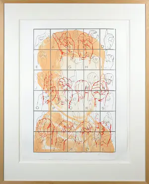 AcheterVittorio Roerade - Litho, Zonder titel - Ingelijst? Enchérissez de 50!