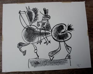 Jan Roede - Zeefdruk - 1951 kopen? Bied vanaf 45!