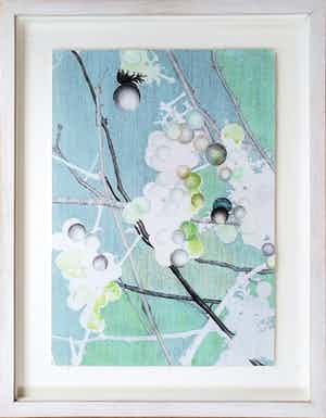 Sandra Kruisbrink - Unica: Tempera, pastel, potlood. ( Ingelijst) verkocht voor € 135!