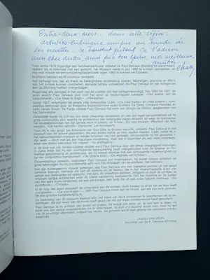 Paul Delvaux - Kunstcatalogus - Handgesigneerd - 1983 kopen? Bied vanaf 299!