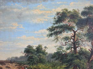 Paul Weber - Wandelaarsters in landschap kopen? Bied vanaf 220!