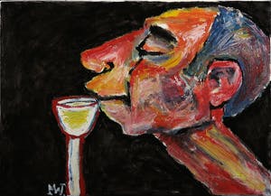 Martin van Wordragen - Gemengde techniek op doek, Fijnproever - Ingelijst kopen? Bied vanaf 250!