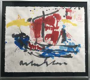 Anton Heyboer - YM 348 - boot van Heyboer verkocht voor € 325!