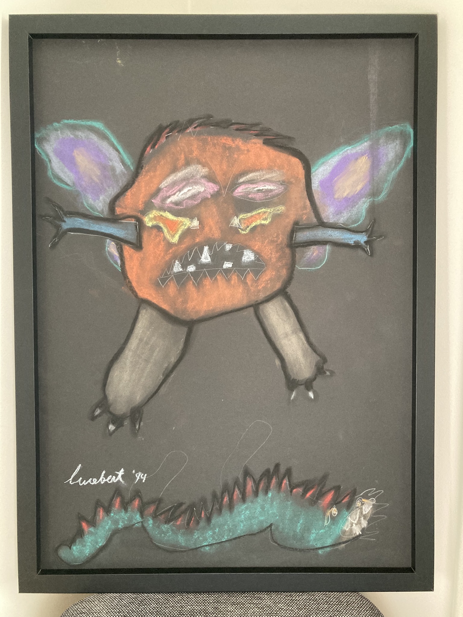 Buy Lucebert - Expressieve compositie met fabelwezens (1994)? Bid from 125!