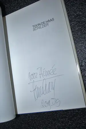 Toon de Haas - - - gesigneerd boek 1989 kopen? Bied vanaf 15!