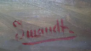 Wilhelmus Jean Frederic Imandt - Olie op doek - Zeezicht - gesigneerd kopen? Bied vanaf 495!