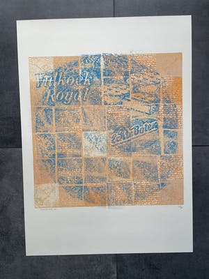 Daan Bucher - Zeefdruk, Vulkoek royal en echte boter - Nr 38 van 90 kopen? Bied vanaf 1!