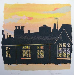 Niet of onleesbaar gesigneerd - Hot Bed Press 2012-Print exchange / portfolio grafiek kopen? Bied vanaf 1!