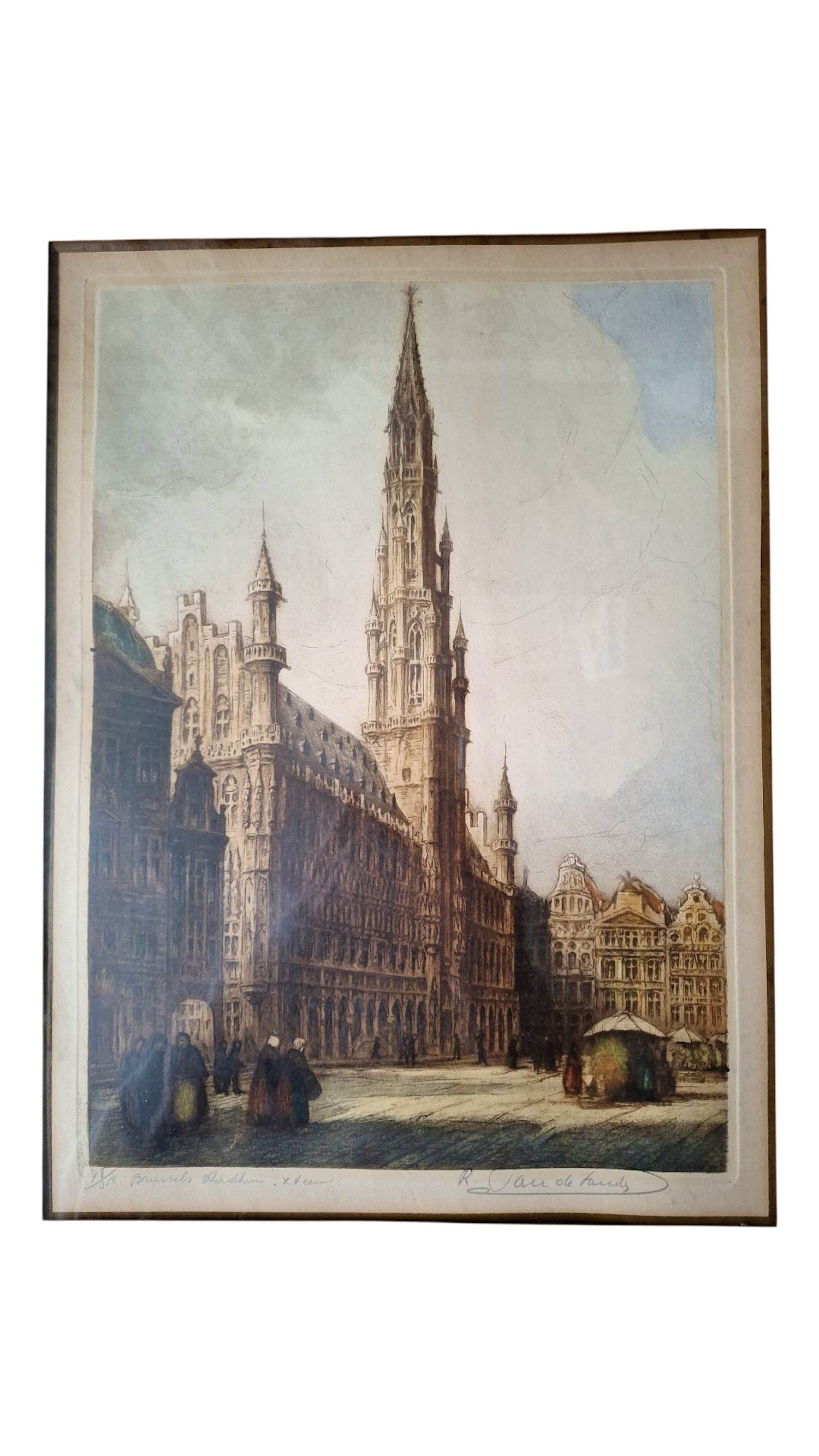 René Van de Sande - Brussel Stadhuis. XV eeuw kopen? Bied vanaf 35!