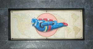 Jan Bollaert - Acryl op papier, Tetsui Tyin - Ingelijst (Groot) kopen? Bied vanaf 1!