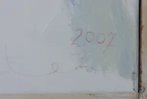 Janus Nuiten - Olieverf op doek, Zonder titel - Ingelijst kopen? Bied vanaf 200!
