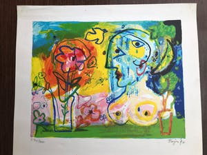 Hans Truijen - Litho, vrouw en vaas kopen? Bied vanaf 100!