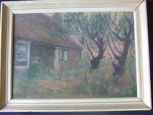 Jan Hendriks - Boerderij met bomen. kopen? Bied vanaf 45!