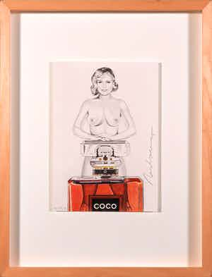 Mel Ramos - Handgesigneerd exemplaar, Coco Cookie sold for € 1!