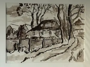 Arie Zuidersma - Boerderij met laan in landschap kopen? Bied vanaf 550!