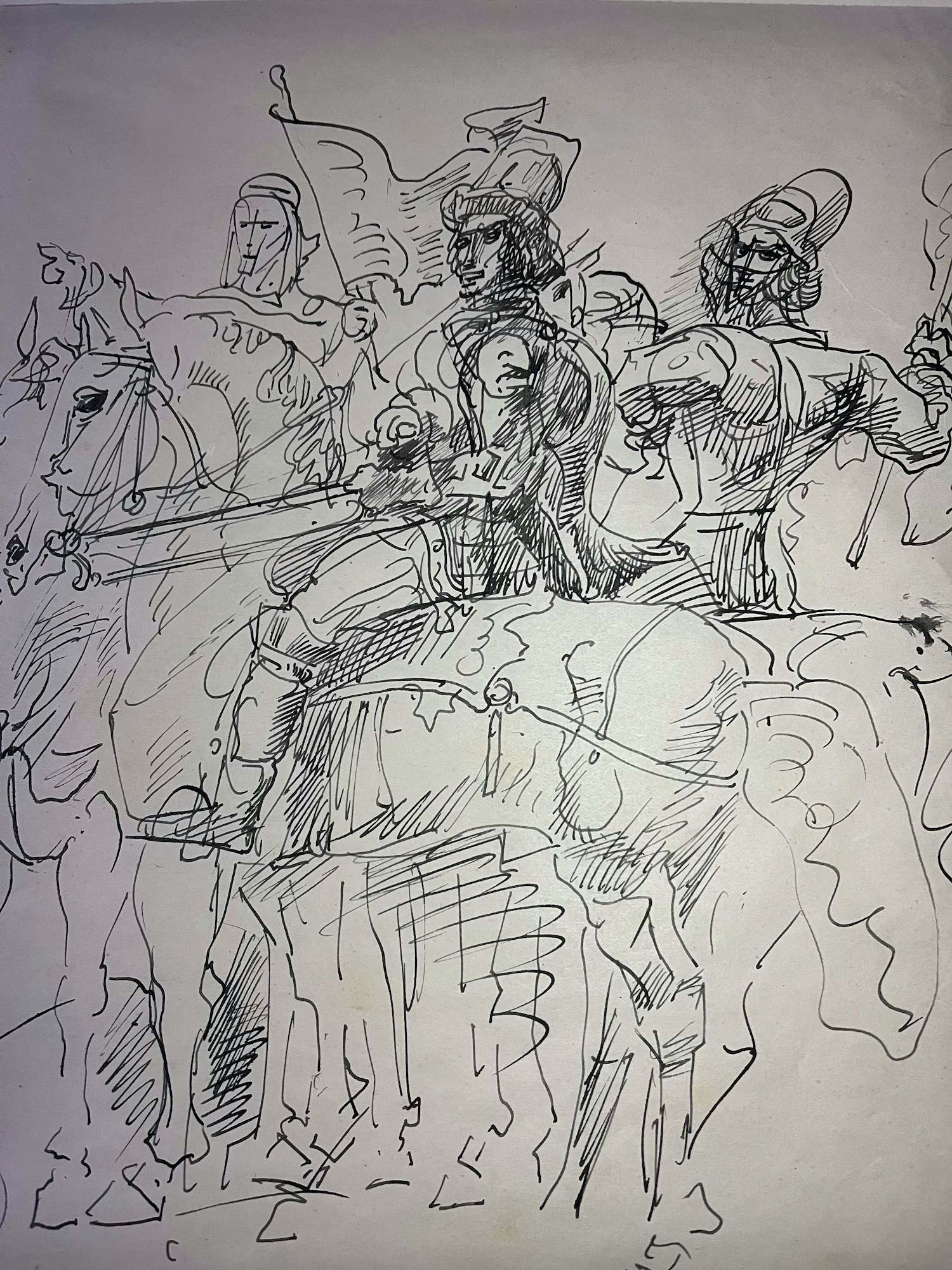 Willem van Konijnenburg - Meerdere ruiters te paard kopen? Bied vanaf 230!