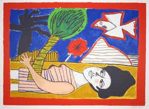 Corneille - Zeefdruk, Plénitude de l’été (Groot) verkocht voor € 150!