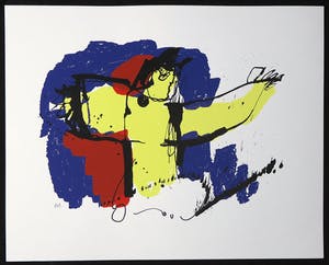 Herman Brood - Zeefdruk, Brasil God kopen? Bied vanaf 70!