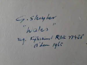 Ger Sluijter - Aquarel, Titel, Wales. kopen? Bied vanaf 35!