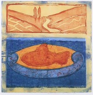 Lukie de Bree - Kleurenets en aquatint, Droom - Ingelijst kopen? Bied vanaf 1!