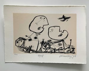 Corneille - Zeer fraaie zeefdruk kopen? Bied vanaf 185!