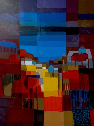 Ton Schulten - met Willem Wilmink - Opnieuw begonnen, zeefdruk (mooi ingelijst, groot) kopen? Bied vanaf 495!