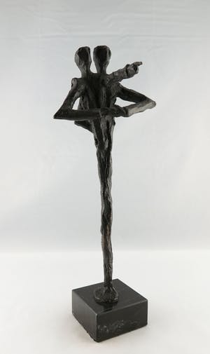 Brons (Onbekend) - Brons, Wijzend paar kopen? Bied vanaf 35!