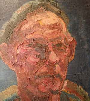 Nico van Rijn - Toegeschreven aan! Portret verkocht voor € 1!