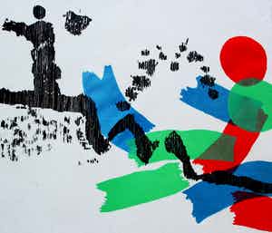 Jef Diederen - Houtsnede - 1991 verkocht voor € 50!