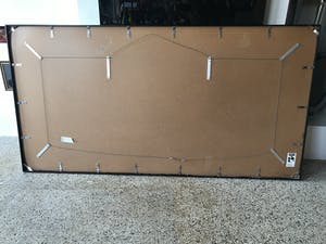 Guillaume Le Roy - Compositie zwart en rood-Barth lijst- Zeer groot! / Handgesign. / kleine oplage kopen? Bied vanaf 315!