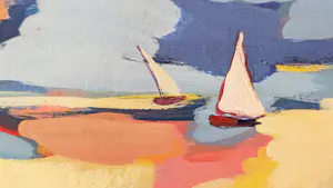 Joop van Egmond - Wolkenformatie boven zee te Katwijk kopen? Bied vanaf 250!