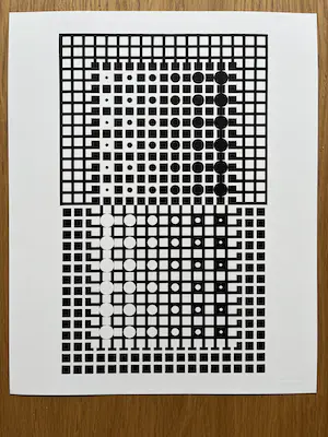 Victor Vasarely - ALTAIR en CENTAURI-XXII- 1973 - 2 werken kopen? Bied vanaf 50!
