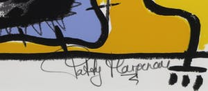 Patty Harpenau - Zeefdruk, Zonder titel - Ingelijst kopen? Bied vanaf 20!