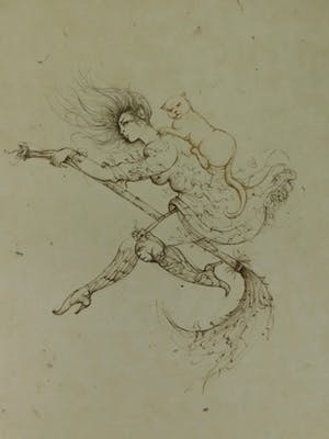 Leonor Fini - La Sorcière sur le Balai kopen? Bied vanaf 40!