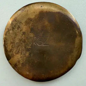 Ger Zijlstra - bronzen penning | 'Zonder titel' | 1977 (PENNINGKUNST) kopen? Bied vanaf 50!