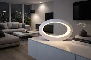 Philips - Iconische design tafellamp "Berio" in aluminium met witte coating kopen? Bied vanaf 100!