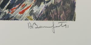 Alain Bonnefoit - Litho, Grand nu au sofa noir kopen? Bied vanaf 1!