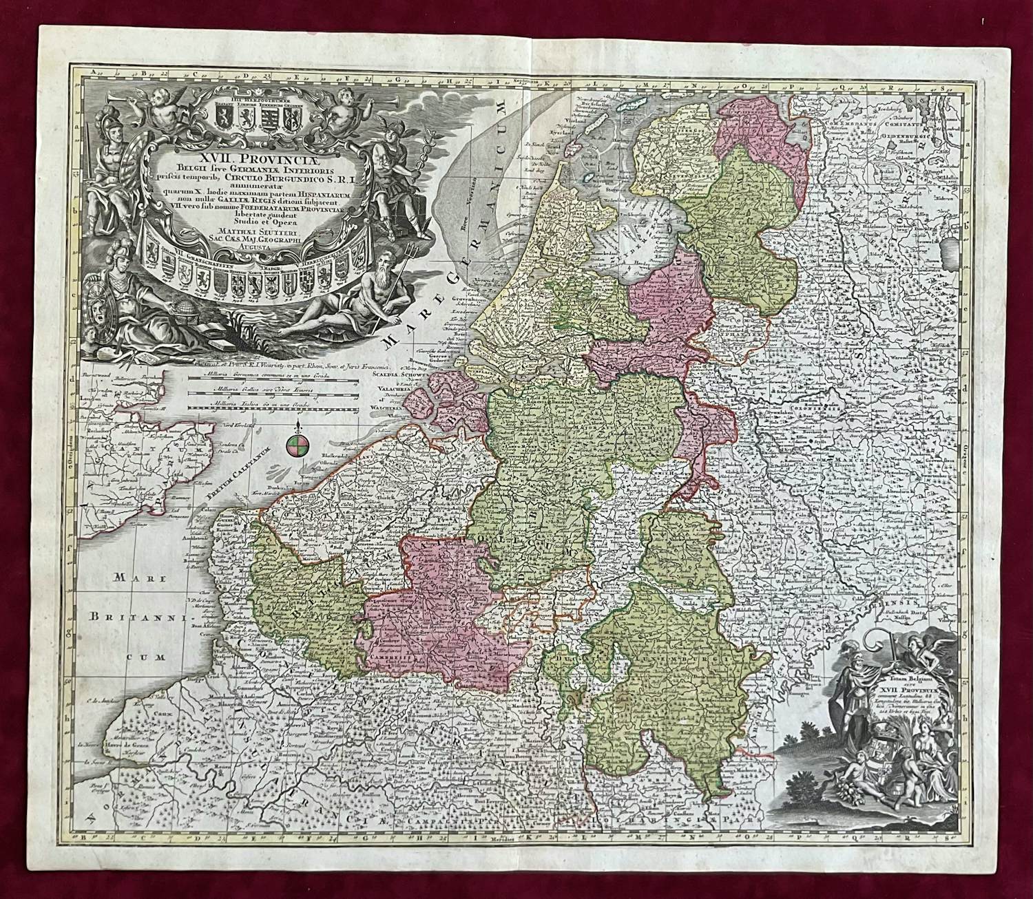 Matthäus Seutter - XVII PROVINCIAE BELGII SIVE GERMANIAE INFERIORIS kopen? Bied vanaf 100!