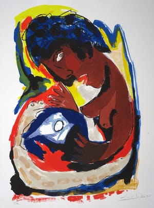 John Lie a Fo - Zeefdruk, Zonder titel kopen? Bied vanaf 1!