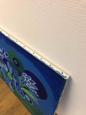 Maartje Wijngaarden - Schilderij blauw kopen? Bied vanaf 50!