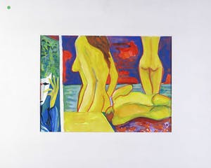 Joe Wols - Acryl op papier, Ogygia IV kopen? Bied vanaf 1!