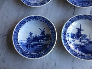 Royal Goedewaagen - 6 Delftsblauwe wandborden kopen? Bied vanaf 10!